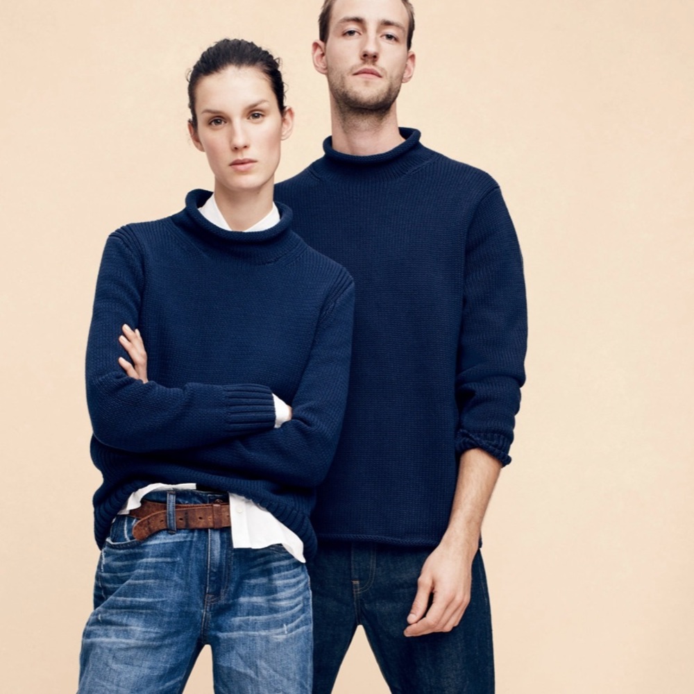 J. Crew Always 1988 Rollneck Sweater.